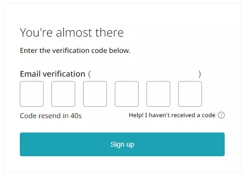 bitget email verification code